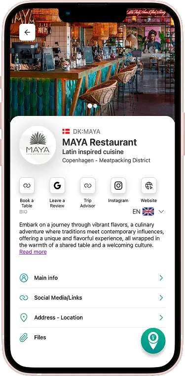 Maya Restaurant Pin